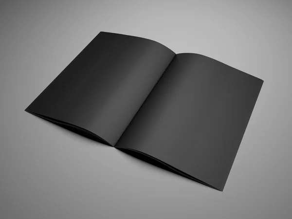 Black booklet — Stock Photo, Image