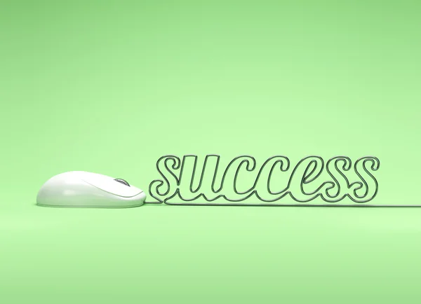 Rato e sucesso — Fotografia de Stock