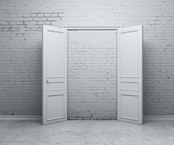 Двері inwall — стокове фото