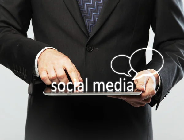 Concetto di social media — Foto Stock