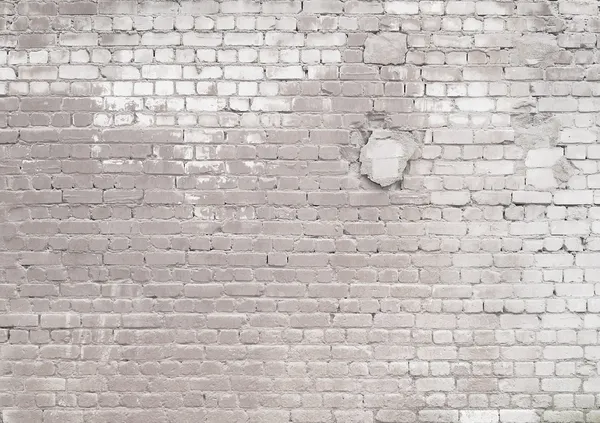 Белая кирпичная стена — стоковое фото