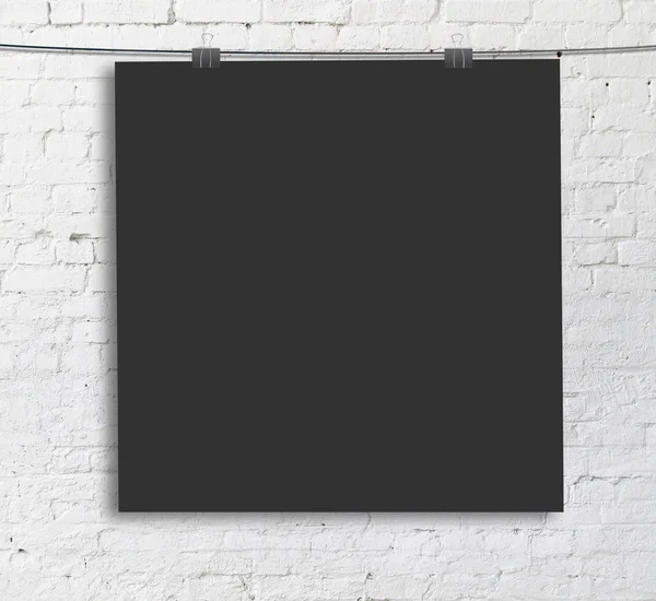 Zwarte poster — Stockfoto