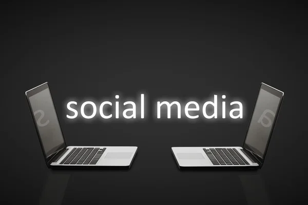 Symboler for sociale medier - Stock-foto