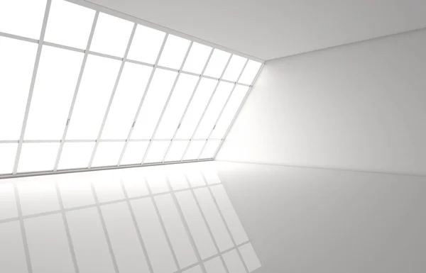 Großer weißer Raum — Stockfoto
