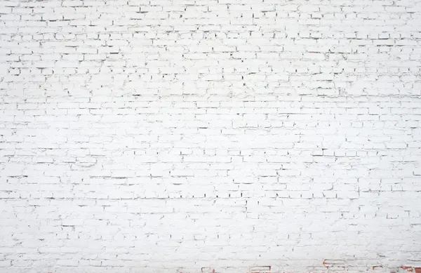 Pared de ladrillo blanco — Foto de Stock