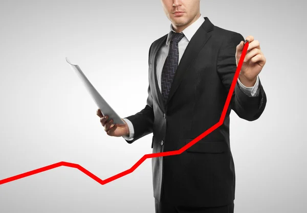 Diagram of growth — Stock Photo, Image