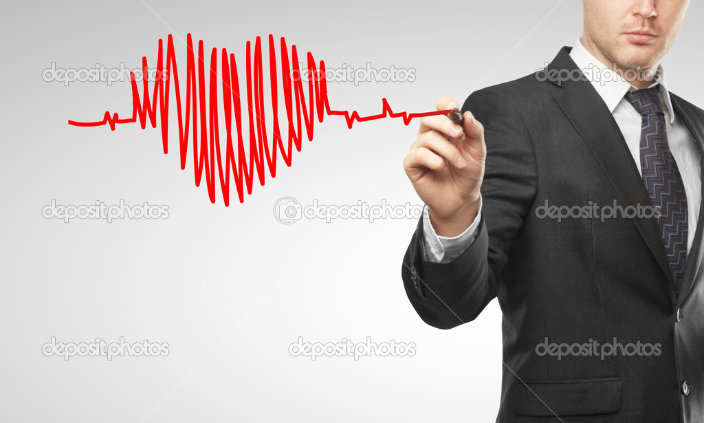 drawing chart heartbea