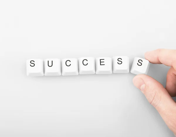 Button business success — Stock Photo, Image