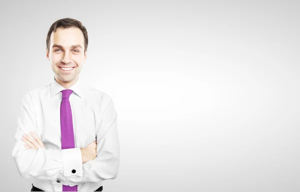 Hombre de negocios sonriente — Foto de Stock