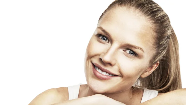 Mujer sonriendo — Foto de Stock