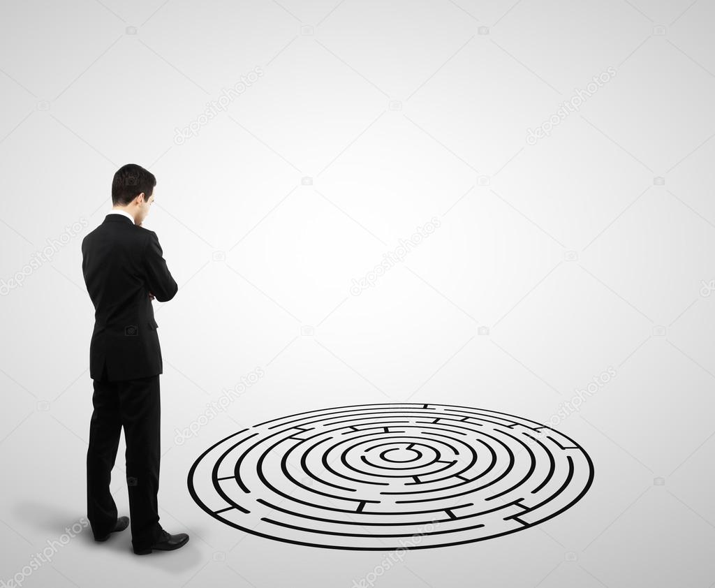 man and labyrinth