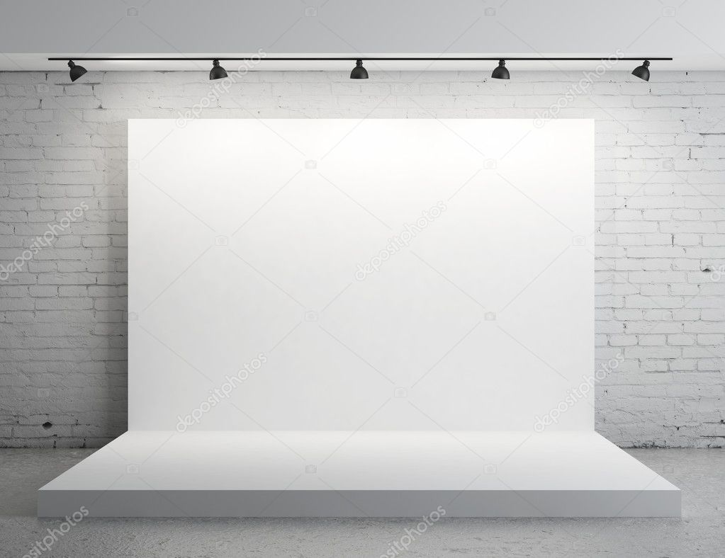 White backdrop