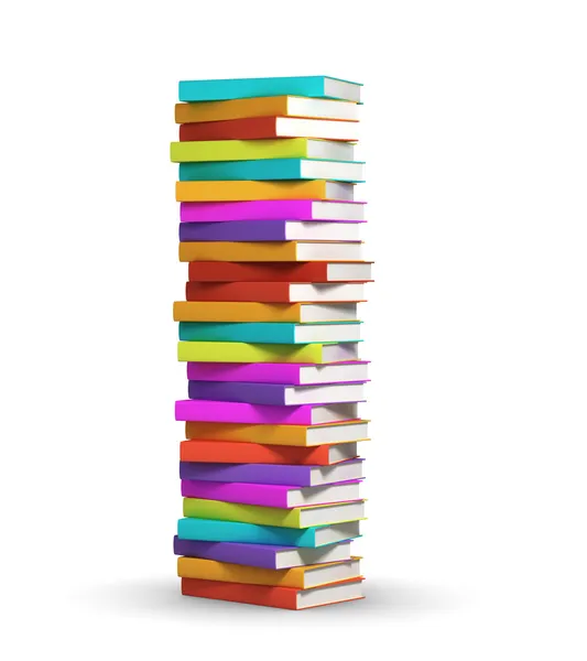 Kleurrijke boeken — Stockfoto