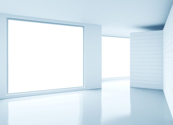 Синий интерьер
