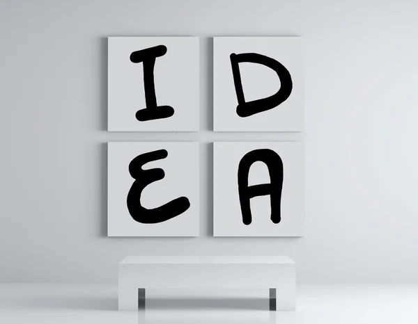 Afiches con idea —  Fotos de Stock