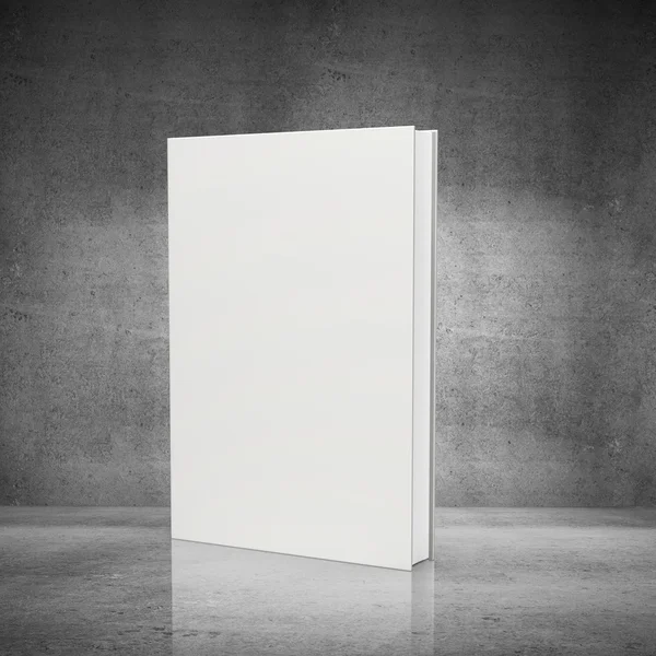 Vue de face du livre blanc — Photo