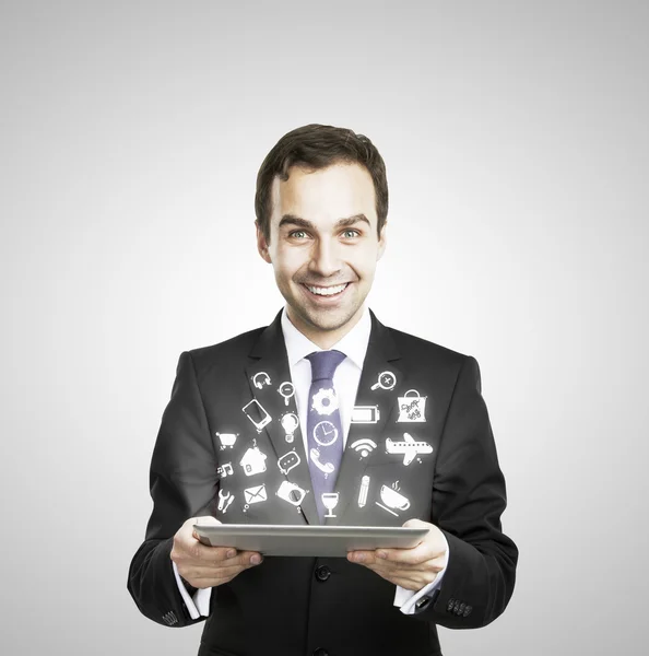 Table in hand — Stock Photo, Image