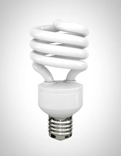 Энергосберегающая лампочка — стоковое фото