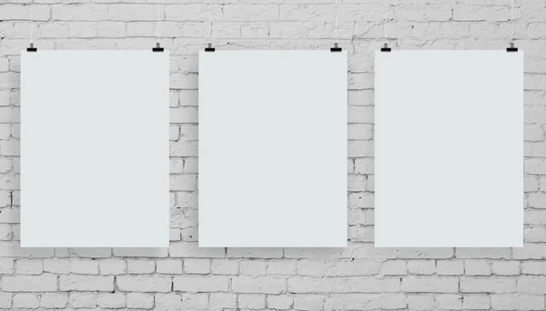 Drie poster — Stockfoto