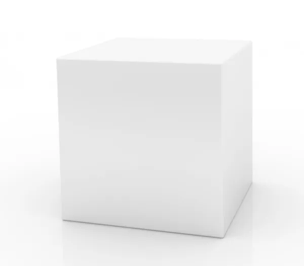 Caja en blanco —  Fotos de Stock