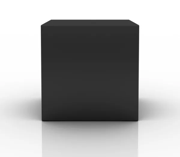 Zwarte doos — Stockfoto
