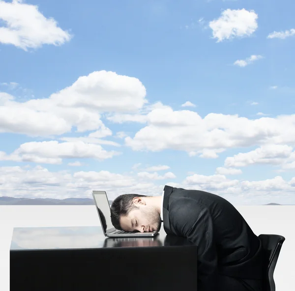 Businessman sleep — Stock Photo, Image
