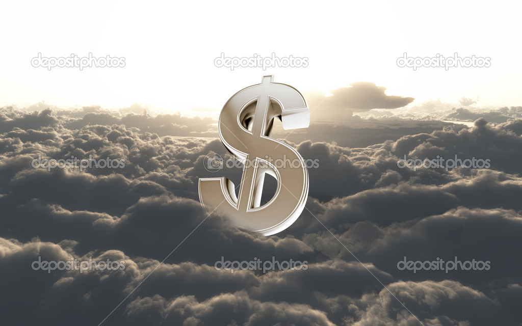 clouds and dollar