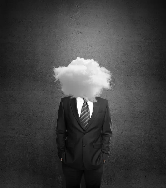 Hombre con nube — Foto de Stock