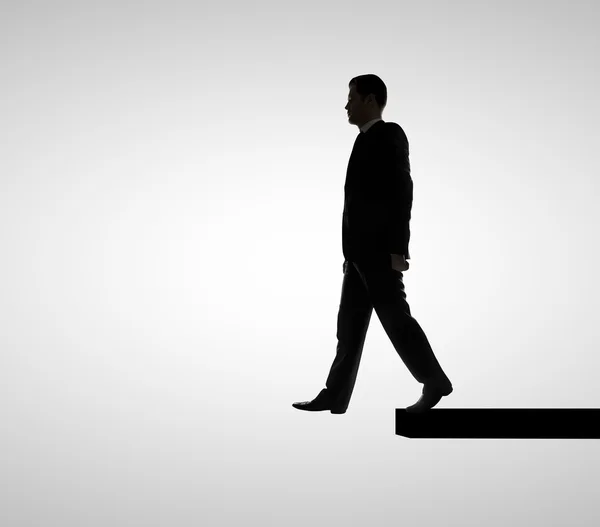 Businessman walking — Stock Photo, Image