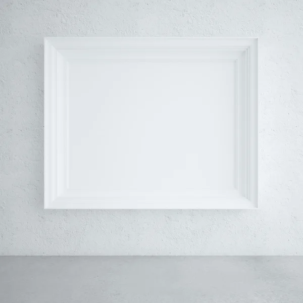 Beyaz çerçeve — Stok fotoğraf