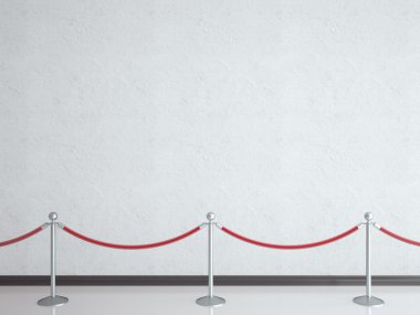 stanchions in gallery clipart