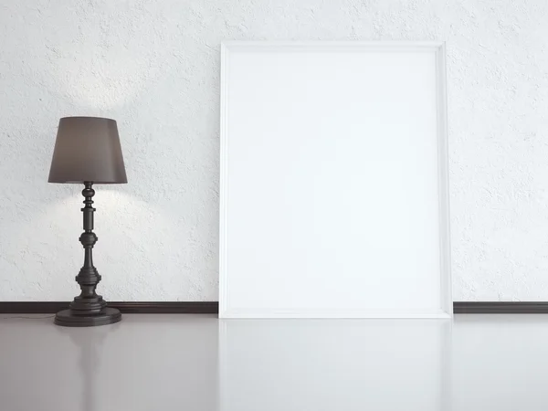 Lamp and frame — Stock Photo, Image