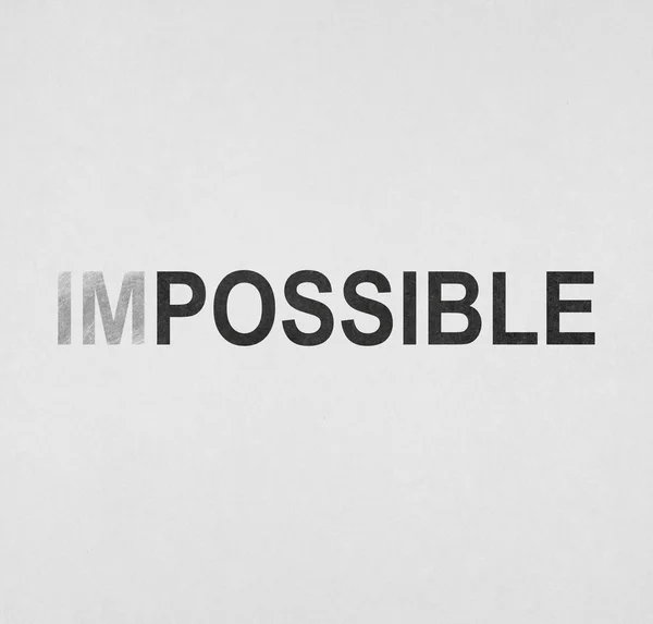 Impossibile — Foto Stock