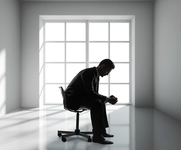 Businessman sitting — Stock Photo, Image