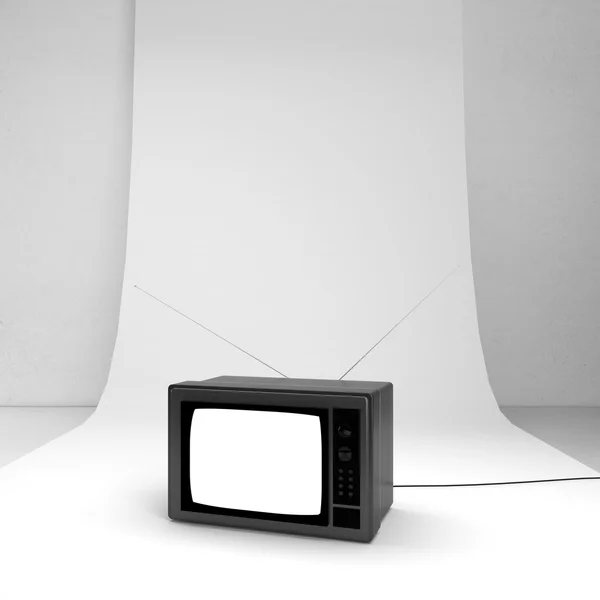 Ρετρό τηλεόραση — Φωτογραφία Αρχείου