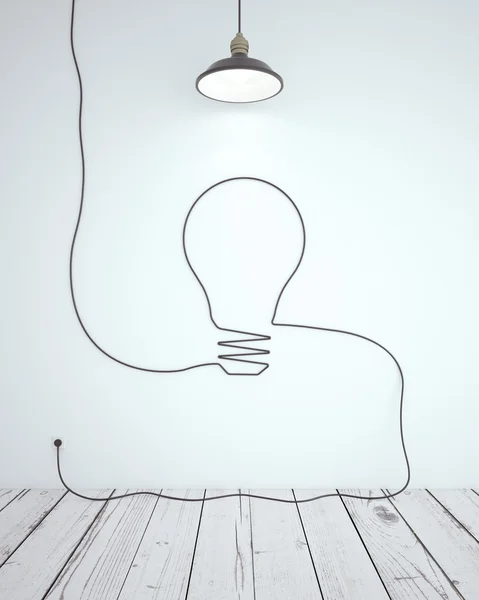 Lampen concept — Stockfoto