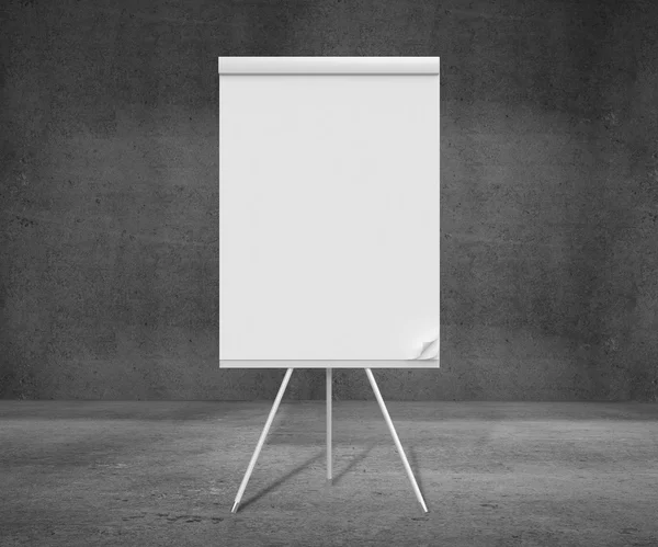 Flipchart em branco — Fotografia de Stock