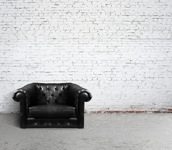 Skórzana sofa — Zdjęcie stockowe