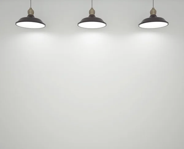 Lamp op plafond — Stockfoto