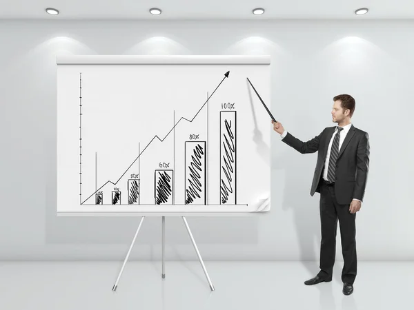 Business graph — Stock Photo, Image