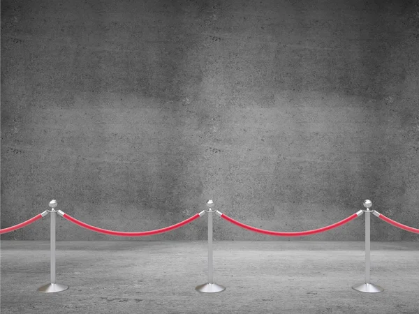 Barreras stanchions — Foto de Stock