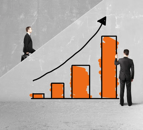 Üzleti diagram — Stock Fotó