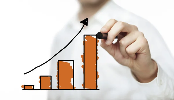 Gráfico de negocios —  Fotos de Stock