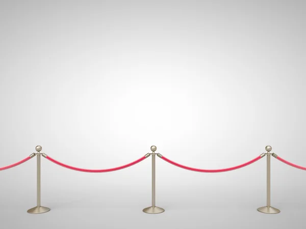 Barreras stanchions — Foto de Stock