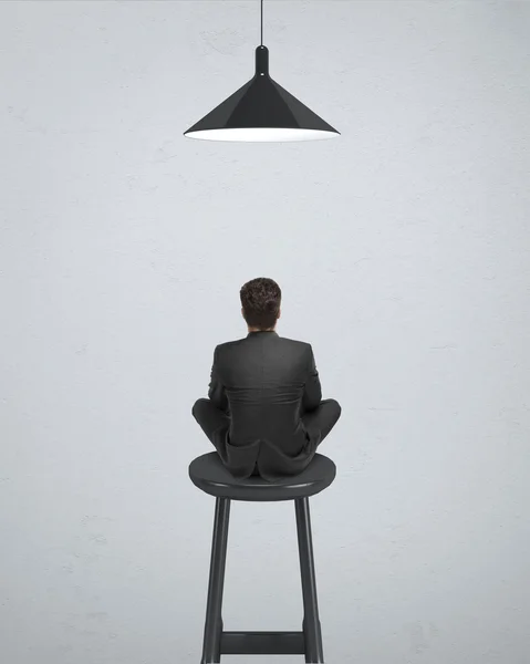 Businessman sitting — Stock Photo, Image