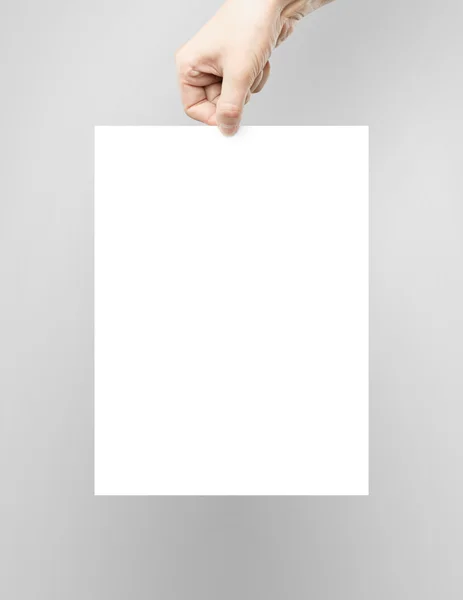 Hand poster — Stock Photo, Image