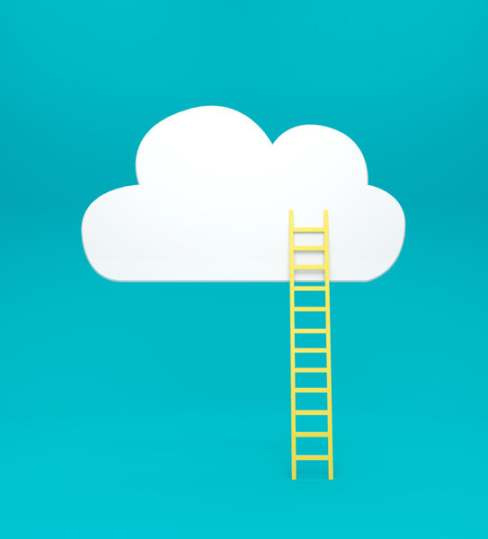 cloud and ladder