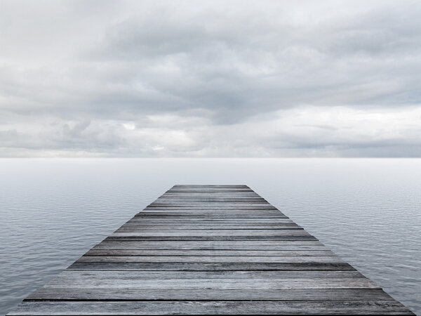 деревянный пирс
