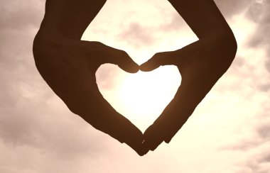 Hands aanduiding hart