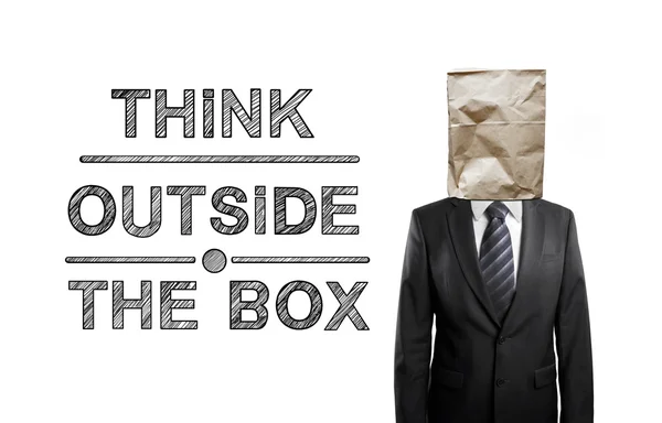 Σκέψου έξω από το κουτί. — Φωτογραφία Αρχείου